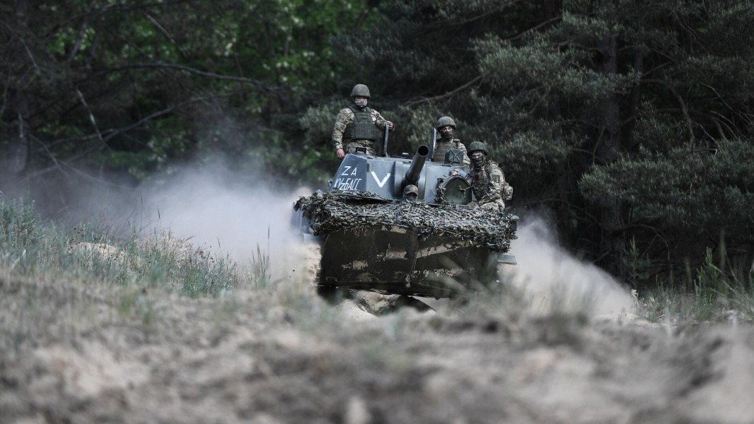 МО: расчеты «Нона-С» уничтожили скопление украинских военных в Курской области